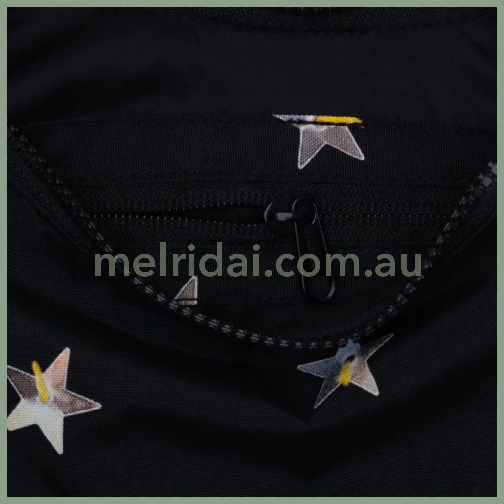 Small Nylon Crescent Bag - Stars