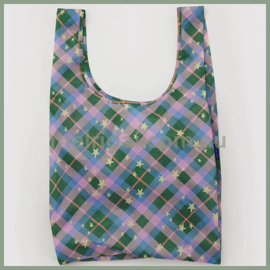 Baggu Standard Baggu (Green Star Plaid)