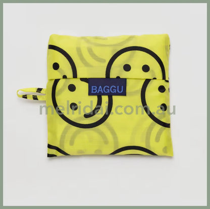 Baggu | Yellow Happy Standard Baggu (New) 黄色笑脸 可折叠环保袋/购物袋