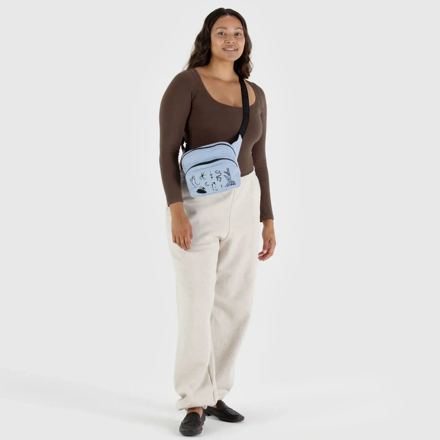 Fanny Pack - Embroidered Ballet Icons