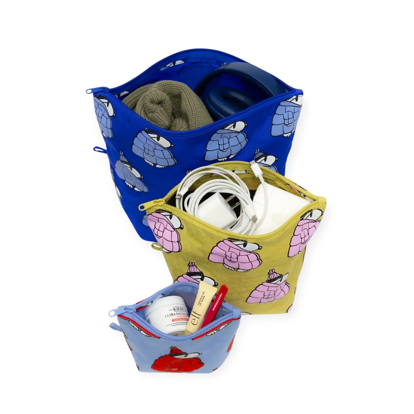Go Pouch Set - Puffer Snoopy