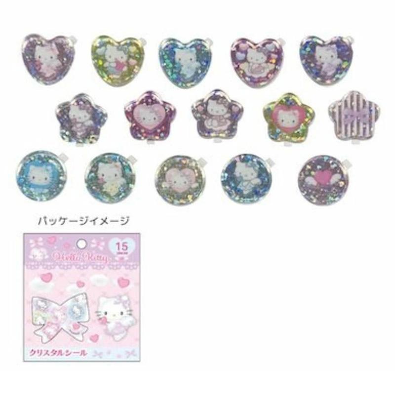 SANRIO | Hello Kitty Crystal Sticker 19×19×2mm (Angel)