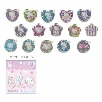 SANRIO | Hello Kitty Crystal Sticker 19×19×2mm (Angel)