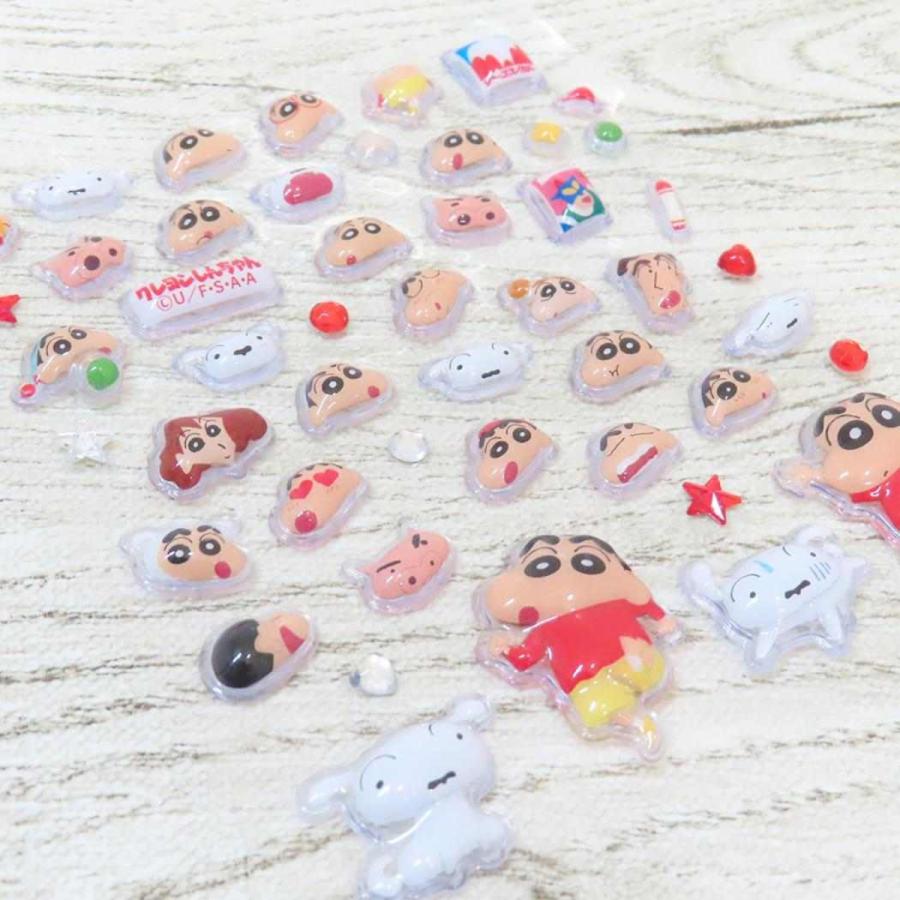 Crayon Shin-chan | Mini Deco Sticker & Slide Case with Ball Chain 105×110×10mm