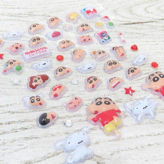 Crayon Shin-chan | Mini Deco Sticker & Slide Case with Ball Chain 105×110×10mm