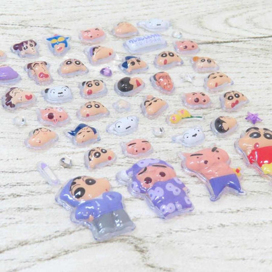Crayon Shin-chan | Mini Deco Sticker & Slide Case with Ball Chain 105×110×10mm