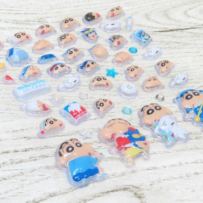 Crayon Shin-chan | Mini Deco Sticker & Slide Case with Ball Chain 105×110×10mm (Shinnosuke Nohara)