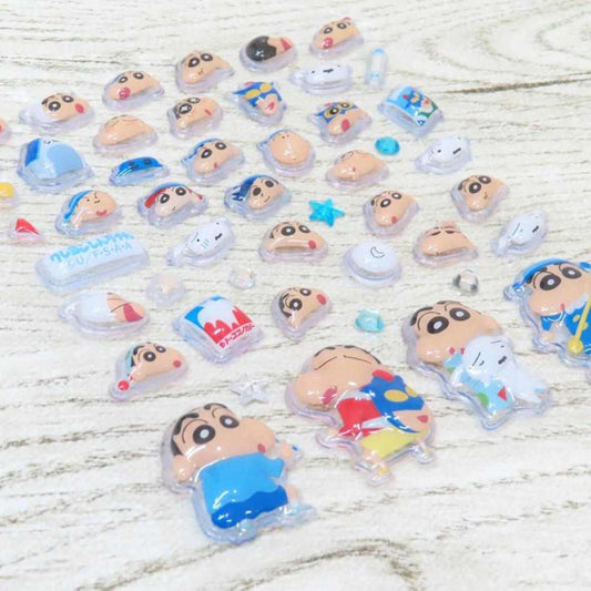 Crayon Shin-chan | Mini Deco Sticker & Slide Case with Ball Chain 105×110×10mm (Shinnosuke Nohara)
