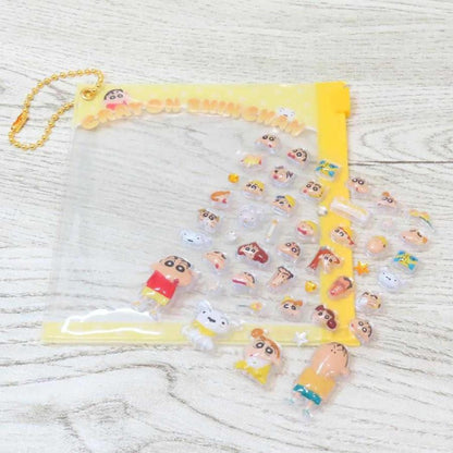 Crayon Shin-chan | Mini Deco Sticker & Slide Case with Ball Chain 105×110×10mm