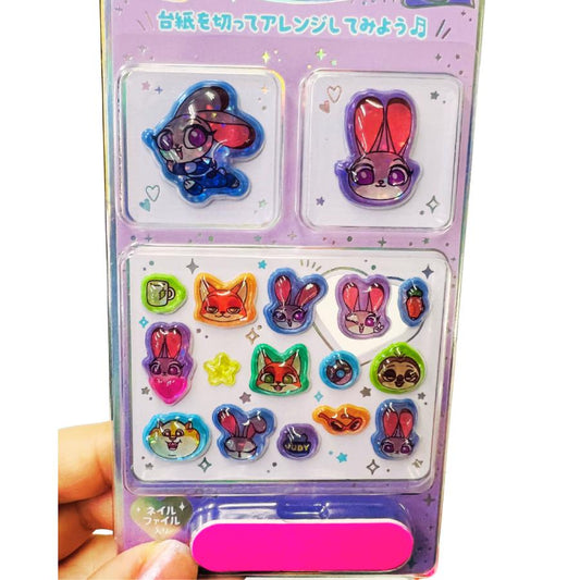 CRUX | Stitch 3D Drop Nail Art & Keychain Stickers 153x77x6mm