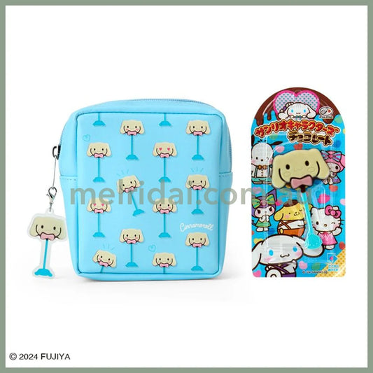 Sanrio × Fujiya | Chocolate Bar & Pouch 11.5×5×13Cm (Cinnamoroll)