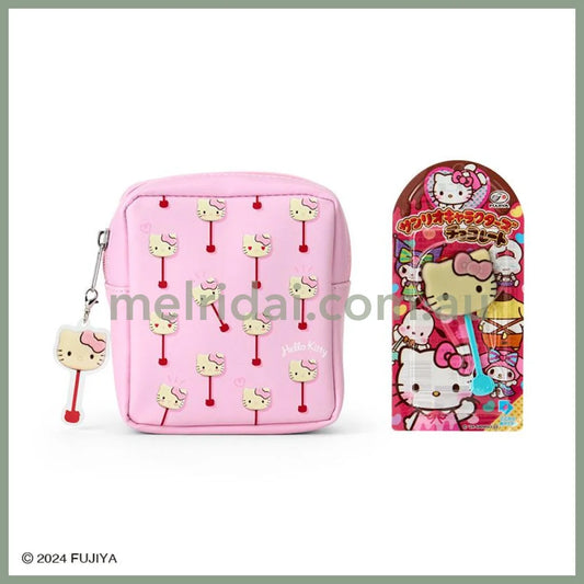 Sanrio × Fujiya | Chocolate Bar & Pouch 11.5×5×13Cm (Hello Kitty)