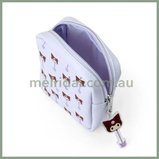 Sanrio × Fujiya | Chocolate Bar & Pouch 11.5×5×13Cm (Kuromi)