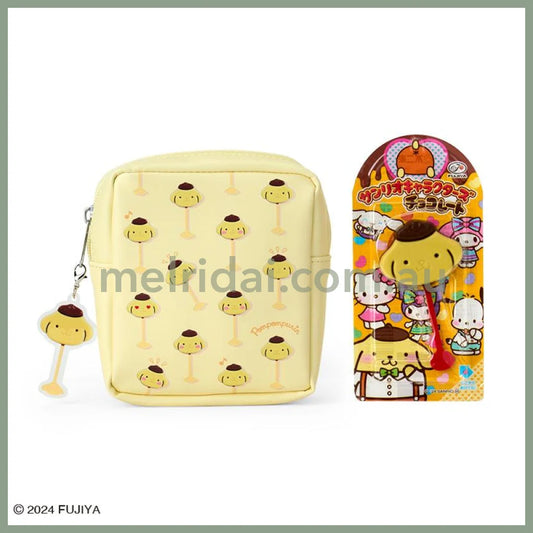 Sanrio × Fujiya | Chocolate Bar & Pouch 11.5×5×13Cm (Pompom Purin)