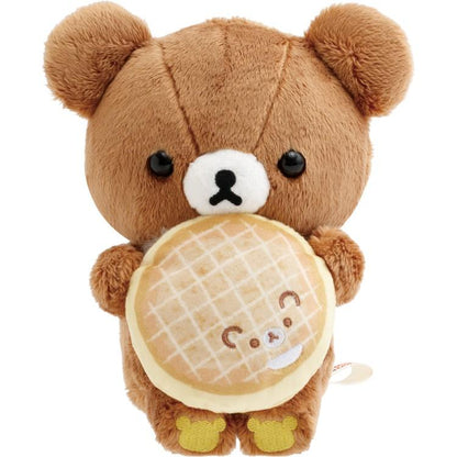 SAN-X | Rilakkuma Chairoikoguma Plush Toy Plush Doll S 150×140×110mm (Mister Donut Standing)