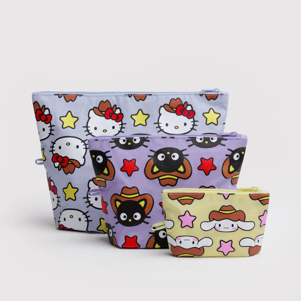 Baggu Go Pouch Set (Hello Kitty & Friends Western)