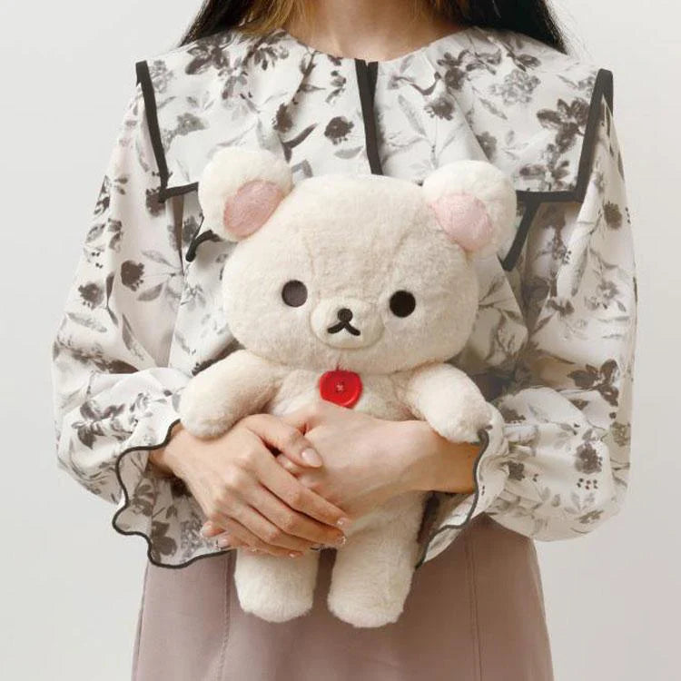 San-X | Rilakkuma Korilakkuma Fluffy Plush Doll M 345×230×125Mm (Lovely House)
