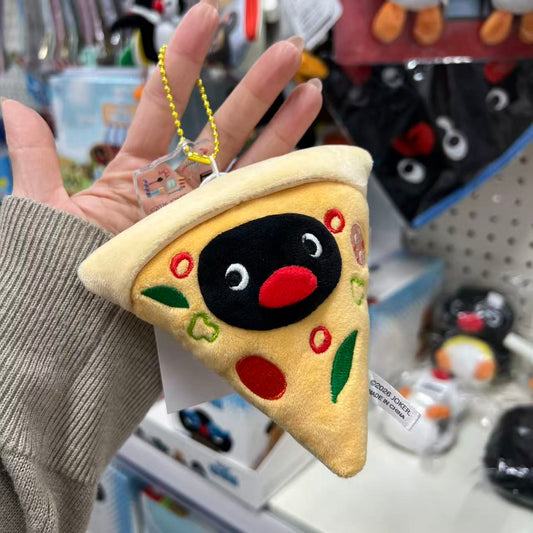 Pingu | FOOD Pizza Mascot Holder Bag Charm Keychain  (Exhibition Edition)