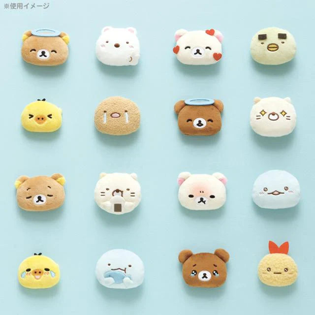 San-X | Rilakkuma Emojis Plush Badge Kiiroitori Cry 40×60×15Mm