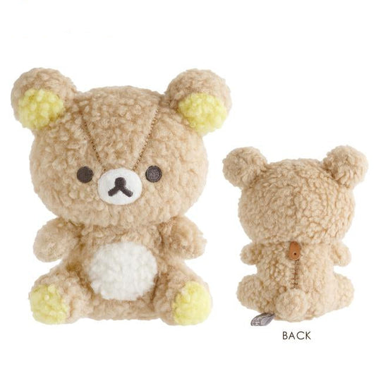 SAN-X | Rilakkuma Plush Toy Plush Doll 130×110×65mm (New Basic BOA ITEMS Moko Moko Fluffy)