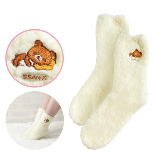 SAN-X | Rilakkuma Chilling Room Socks 23~25cm (Sleeping Together Series)