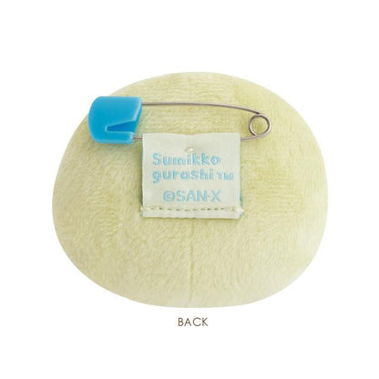 SAN-X | Sumikko Gurashi Plush Badge AB38608 40×60×15mm (Emoji Face)