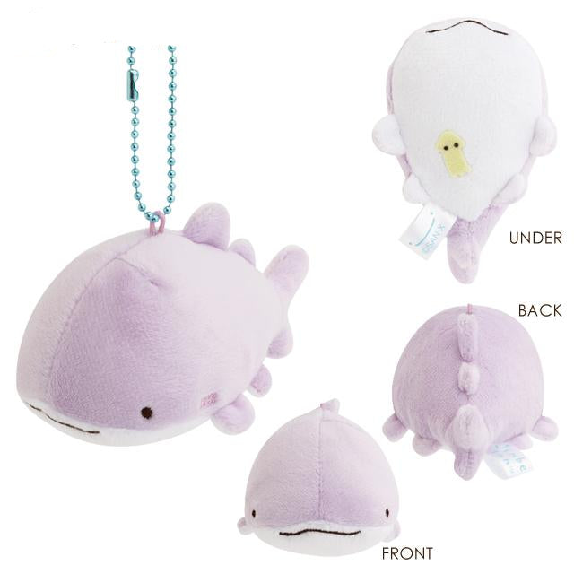 SAN-X | Shark Same Hanging Plush Keychain Bag Charm 50×65×100mm (Jinbesan and Donut Island)