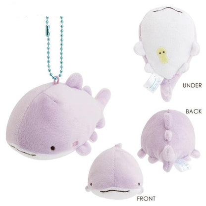 SAN-X | Shark Same Hanging Plush Keychain Bag Charm 50×65×100mm (Jinbesan and Donut Island)