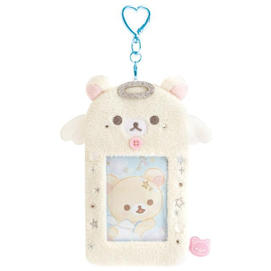 SAN-X | Rilakkuma Korilakkuma Angel Plush Photo Holder Keychain 130×80×15mm (Lots of Korilakkuma)