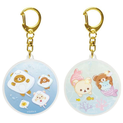 San-X | Acrylic Keyholder (Rilakkuma And Friends Dressed As Sea Creatures) 轻松熊 亚克力挂件 （海洋系列）