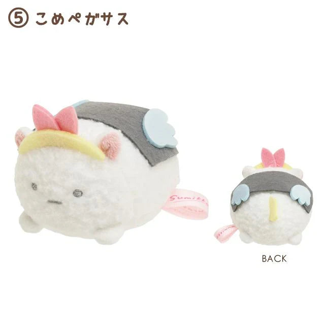 San-X | Sumikko Gurashi Tenori Plush Toy H55 X W45 D40 Mm (Angel Ebiten Idol) Kome Pegasus