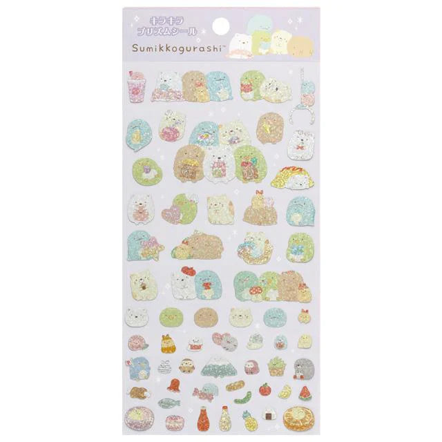 San-X | Sumikko Gurashi Sparkling Prism Stickers Set (Purple)