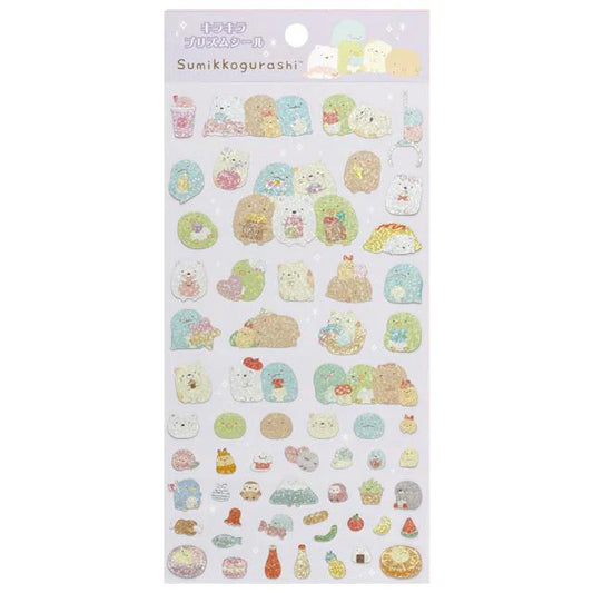 San-X | Sumikko Gurashi Sparkling Prism Stickers Set (Purple)