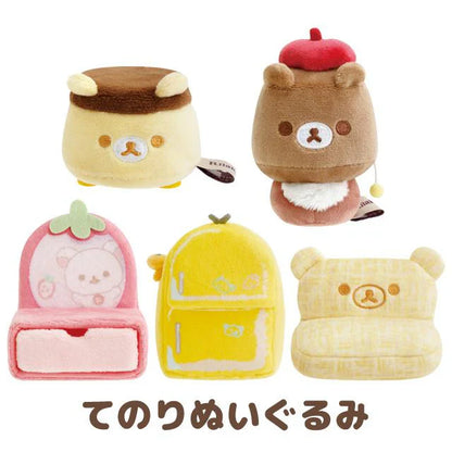 San-X | Rilakkuma Tenori Plush Toy Furniture 50×65×65Mm (Lovely House)