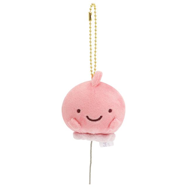 SAN-X | JINBESAN Hanging Plush Keychain 10th Anniversary Balloon Fish H60×W55×D50mm (Balloon Fish)
