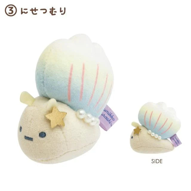SAN X | Sumikko Gurashi mini Tenori Plush Doll Set 60×60×45mm (Penguin Lagoon) 3 Nisetsumuri