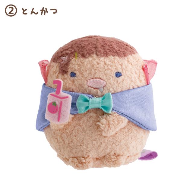 SAN-X | Sumikko Gurashi Tenori Mini Plush Toy 60×50×50mm (Spooky Halloween) 2 Tonkatsu