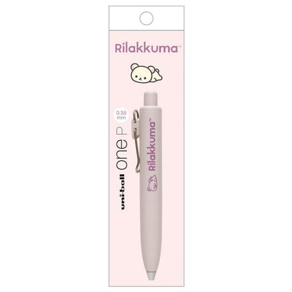 SAN X | Korilakkuma Uni ball One Gel Pen Black 0.38mm (Pink)
