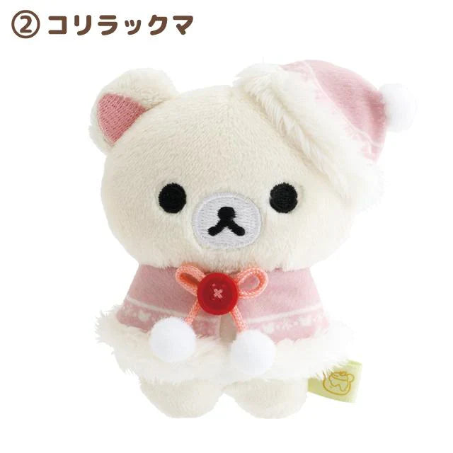 SAN-X | Rilakkuma Hand-held Plush Tenori Plush 85×70×40mm (Honey Forest Christmas 2025) 2. Korilakkuma