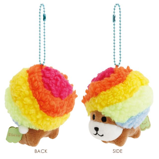 SAN-X | Afro Ken Retro Keychain Plush Bag Charm Mascot 85×85×60mm (Always Together)