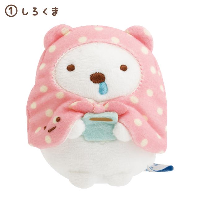 SAN-X | Sumikko Gurashi Hand-held Plush Tenori Plush 55×50×45mm (Sumikko’s Favorite Tenori Plush) 1. Shirokuma