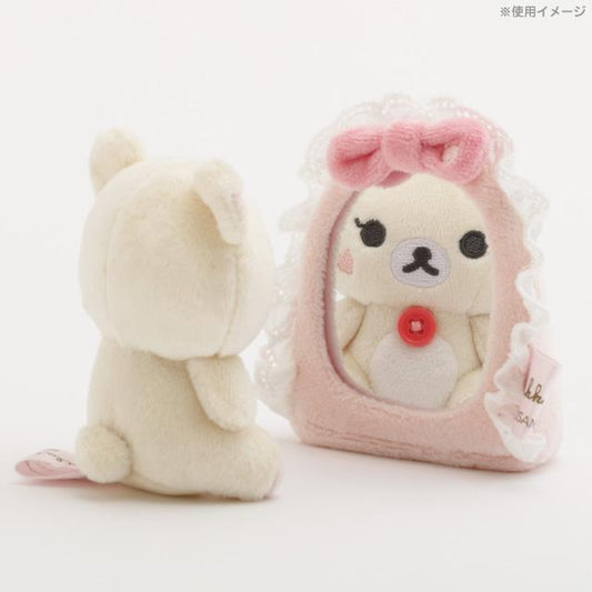 SAN-X | Korilakkuma Scene Plush Toy Set Mirror & Ribbon Pink Tie (Makeup Rilakkuma)
