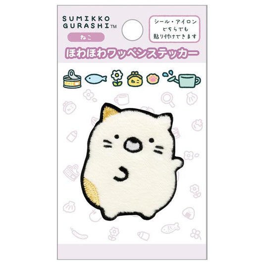 SAN-X | Sumikko Gurashi Neko Howahowa Patch Sticker 97×57mm