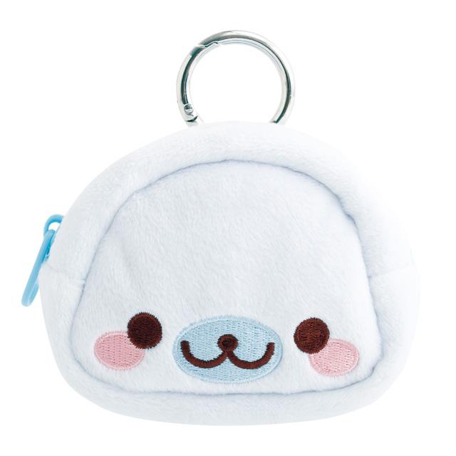 San-X | Mamegoma Plush Mini Pouch Keychain 70x95x35mm (San-X Universe Character Series)