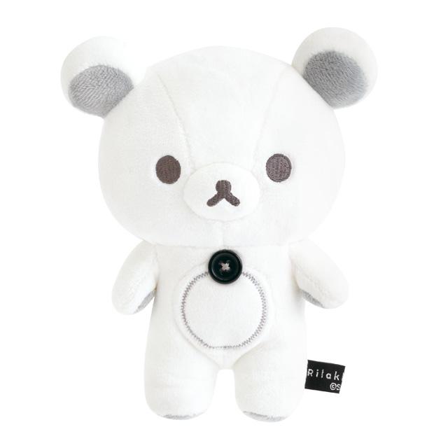 SAN-X | Rilakkuma Korilakkuma Plush Toy Plush Doll 165x135x80mm (BASIC RILAKKUMA MONOCHROME)