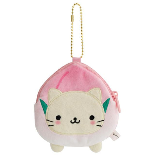SAN-X | Nyan Nyan Nyanko Plush Pouch Keychain 80x105x20mm