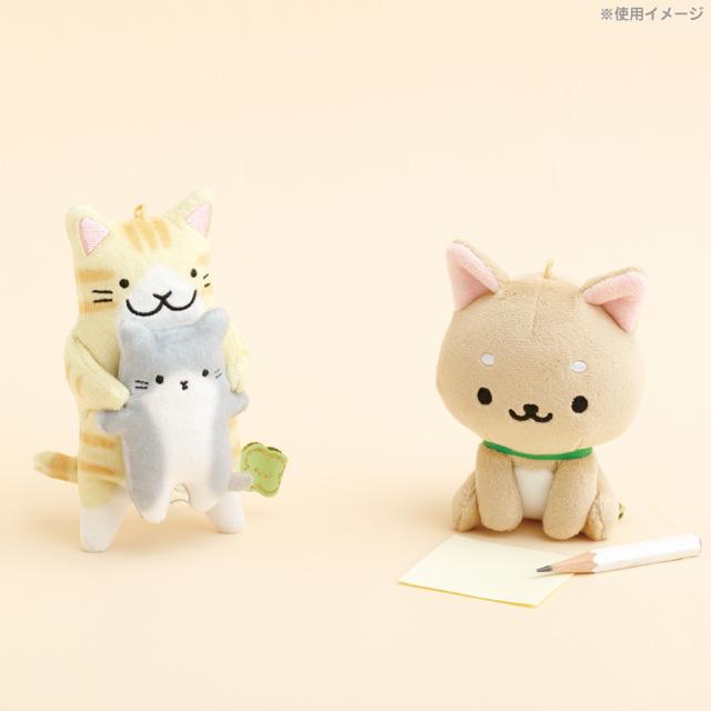 SAN-X | Mixed Cats Mascot Holder Bag Charm Keychain 125×70×50mm (Always Together)