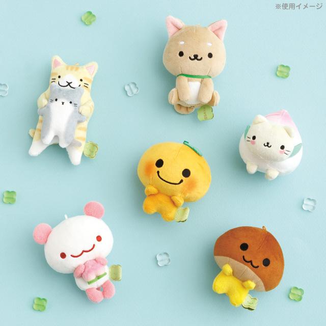 SAN-X | Mikan Bouya Mascot Holder Bag Charm Keychain 125×70×50mm (Always Together)
