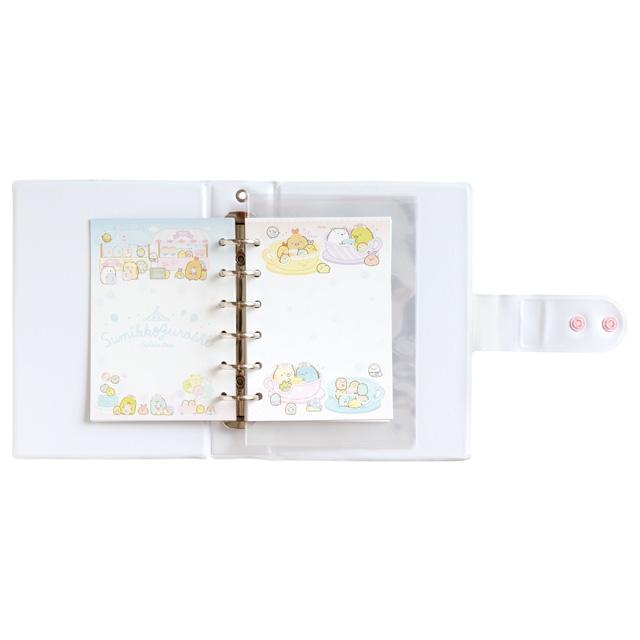 SAN-X | Tapioca Park Large Capacity 6-Hole Sticker Binder Organizer 175×125×40mm