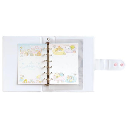 SAN-X | Tapioca Park Large Capacity 6-Hole Sticker Binder Organizer 175×125×40mm